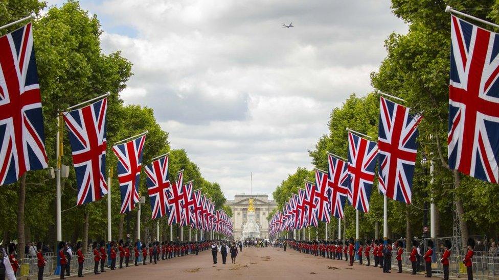 The Mall in London.