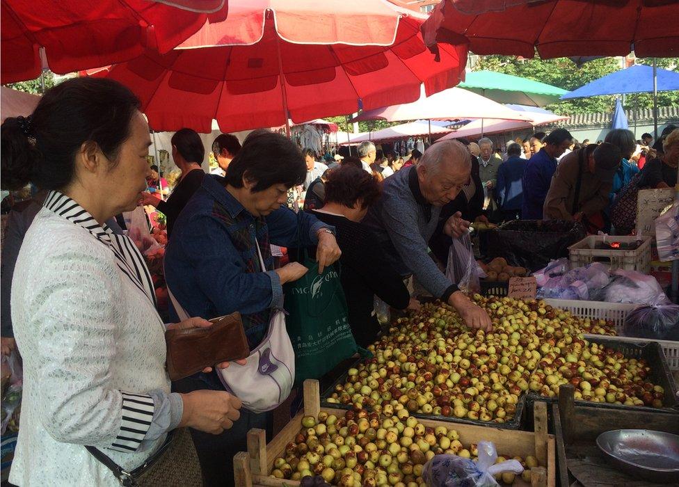 Beijing morning market