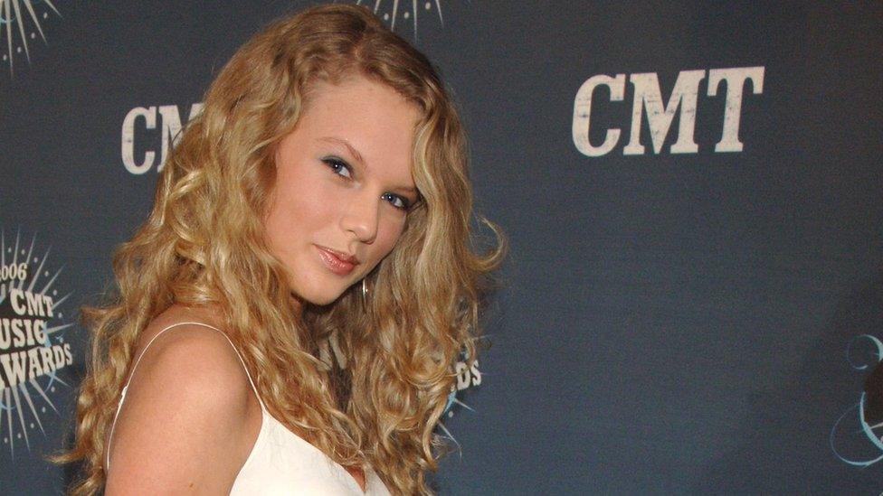 Taylor Swift during 2006 CMT Music Awards