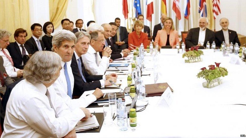 Delegates at nuclear talks in Vienna (06/07/15)