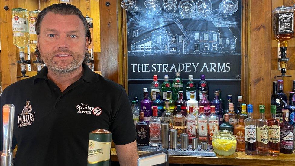 Wayne Stephens, owner of the Stradey Arms pub and restaurant