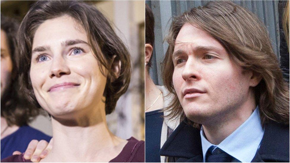 Amanda Knox and Raffaele Sollecito