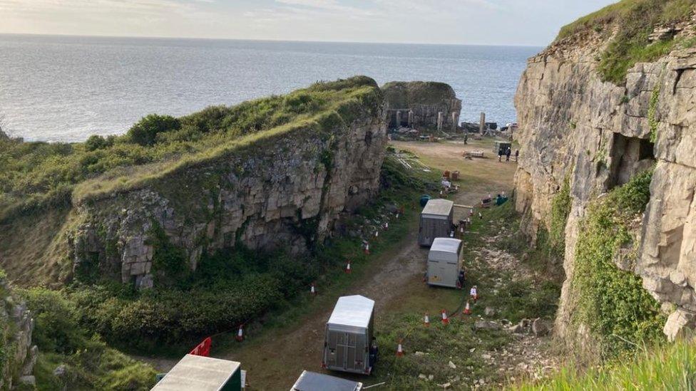 Winspit Quarry near Worth Matravers