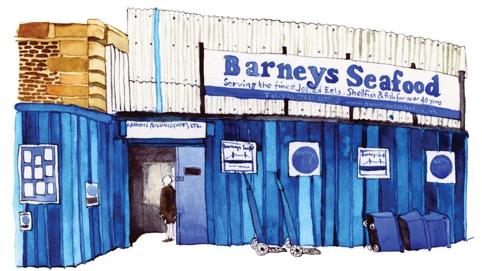 Barneys Seafood, Chamber Street, Tower Bridge