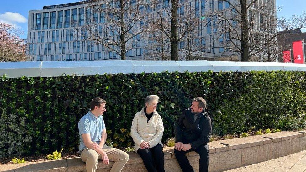 Green wall in Liverpool One