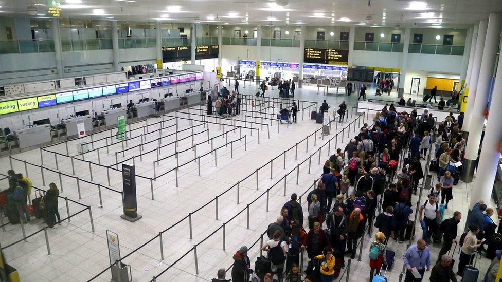 Gatwick passengers - Saturday