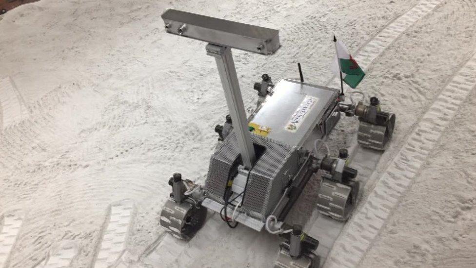 Aberystwyth University's half-sized half-size ExoMars Rover, Blodwen