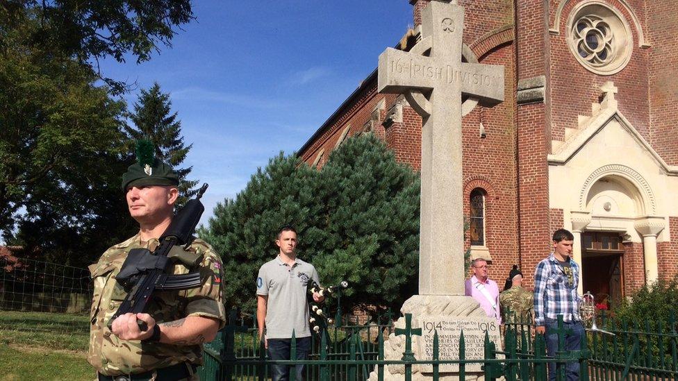 Guillemont ahead of a ceremony marking the centenary of the World War One battle