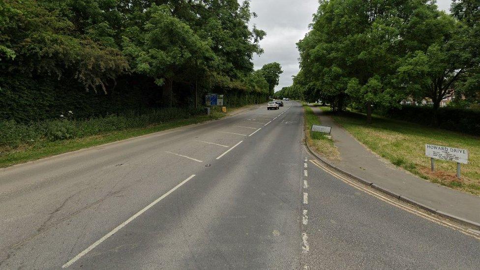 A19 York at the junction with Howard Drive