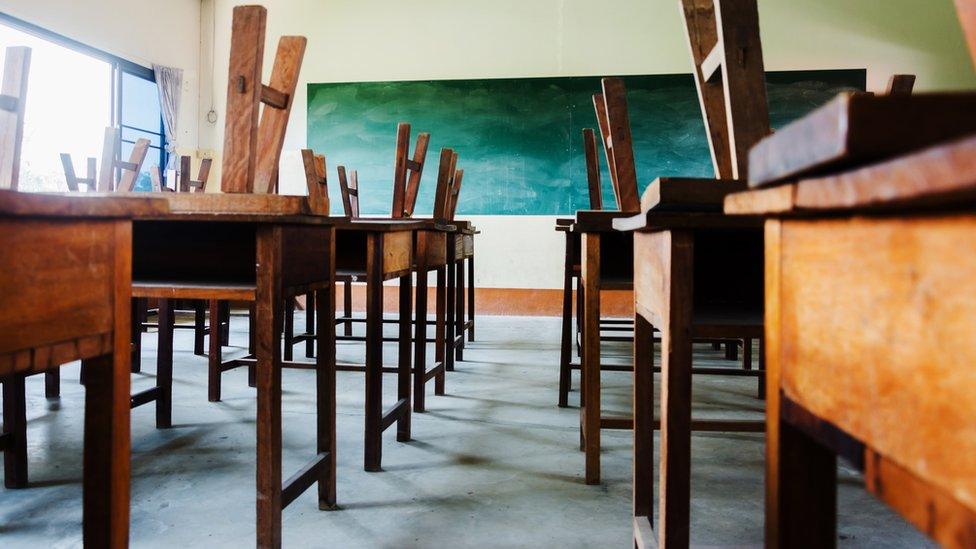 Empty classroom