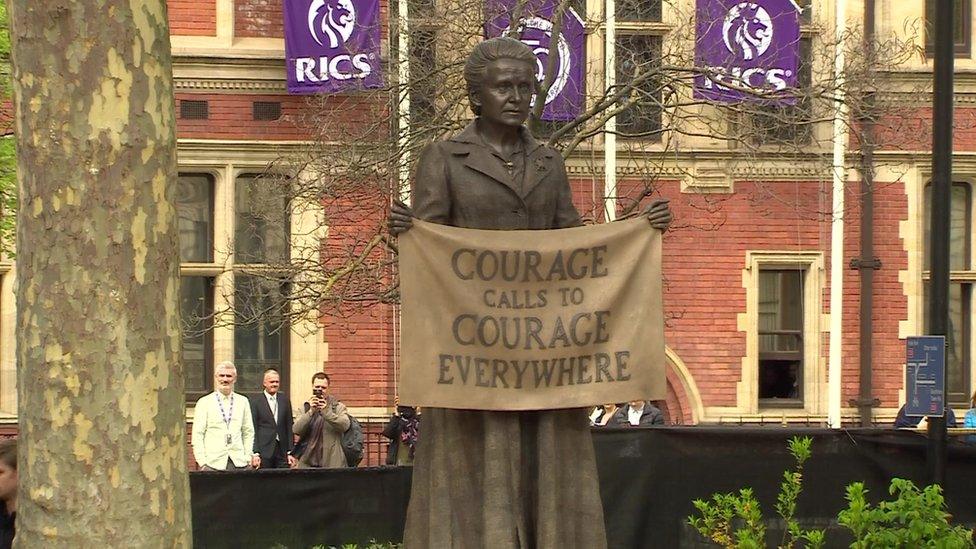 Millicent Fawcett statue