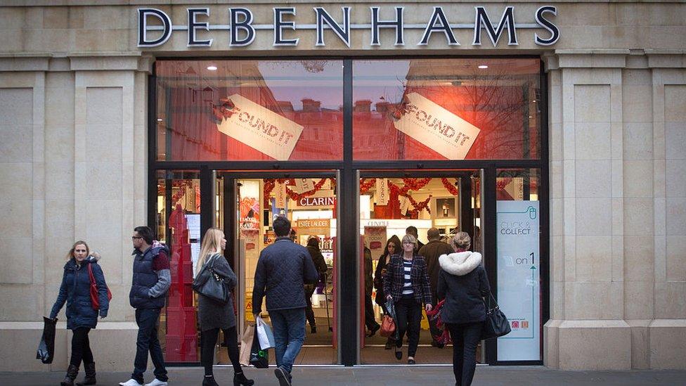 Debenhams shop