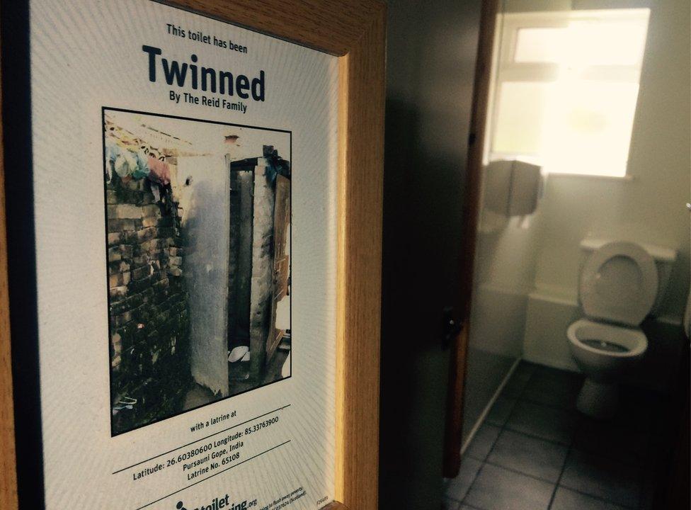 Twinned toilets certificate