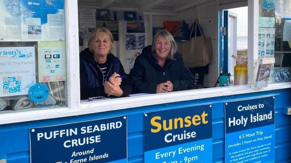 Staff at Billy Shiels Farne Island boat trips