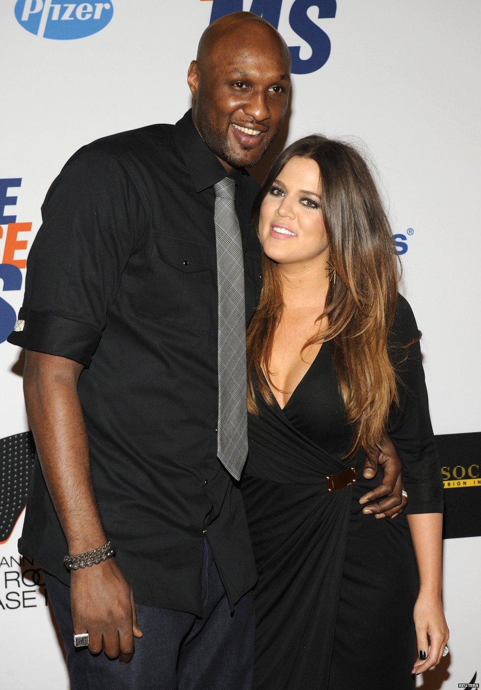 Lamar Odom and Khloe Kardashian