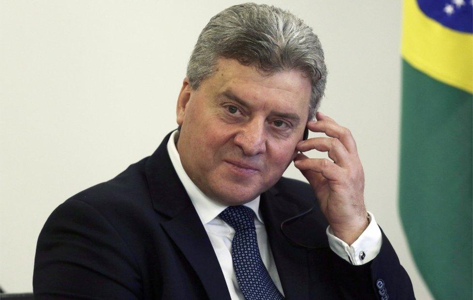 The President of the Former Yougoslav Republic of Macedonia, Gjorge Ivanov