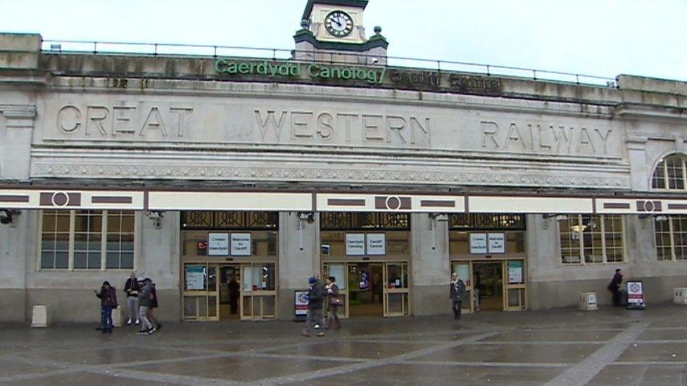 Cardiff Central station