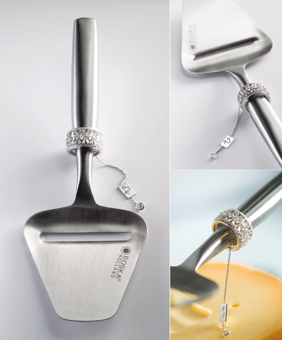 The stolen diamond-studded cheese slicer