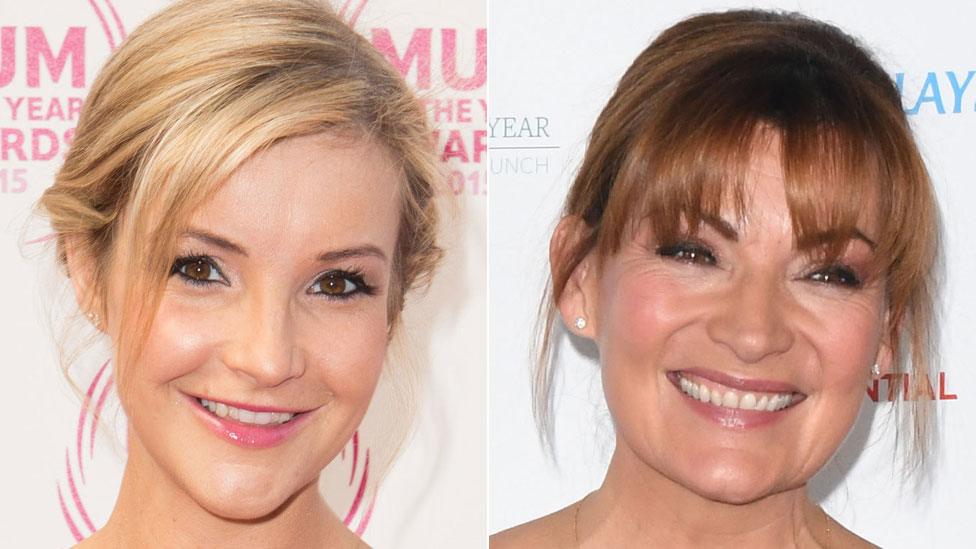 Helen Skelton and Lorraine Kelly