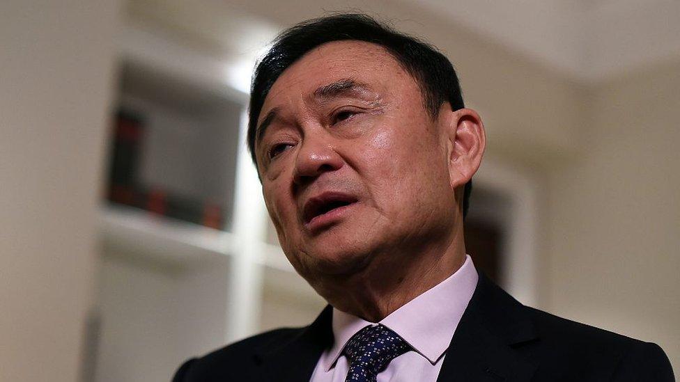 Former Prime Minister Thaksin Shinawatra