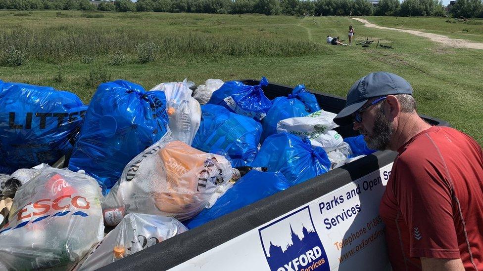 Rubbish at Port Meadow