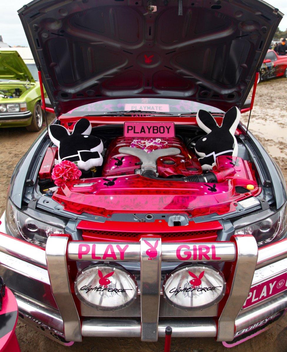 Playboy-themed ute