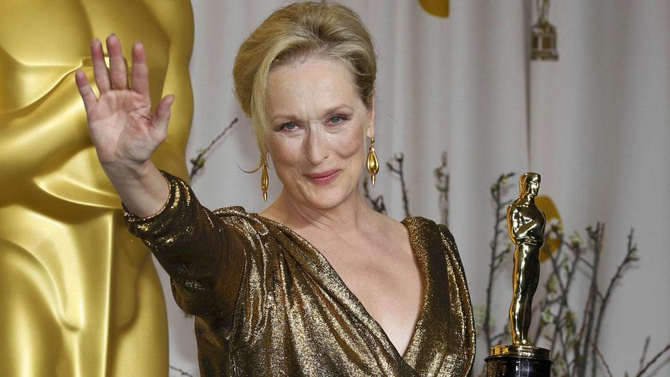 Meryl Streep at the 2012 Oscars