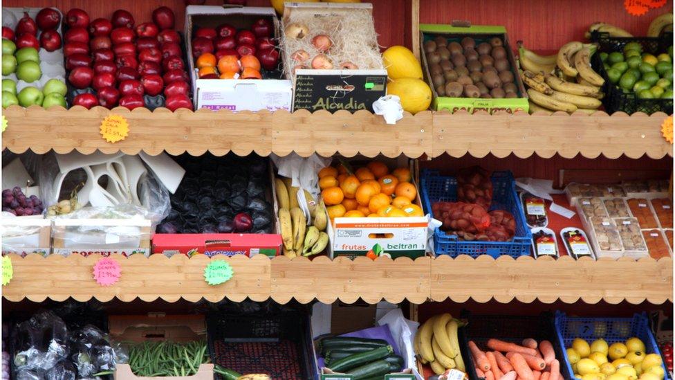 A fruit stall