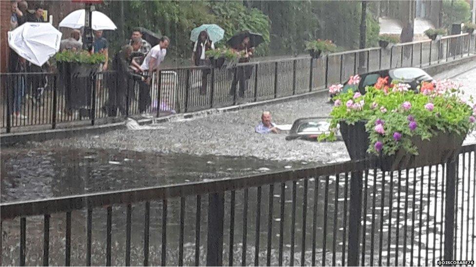 Flooding in Wallington