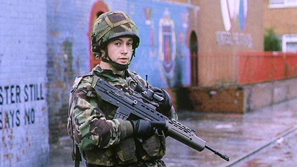 British soldier in Northern Ireland