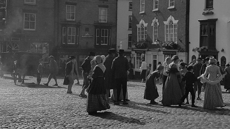 Filming of the Peterloo massacre