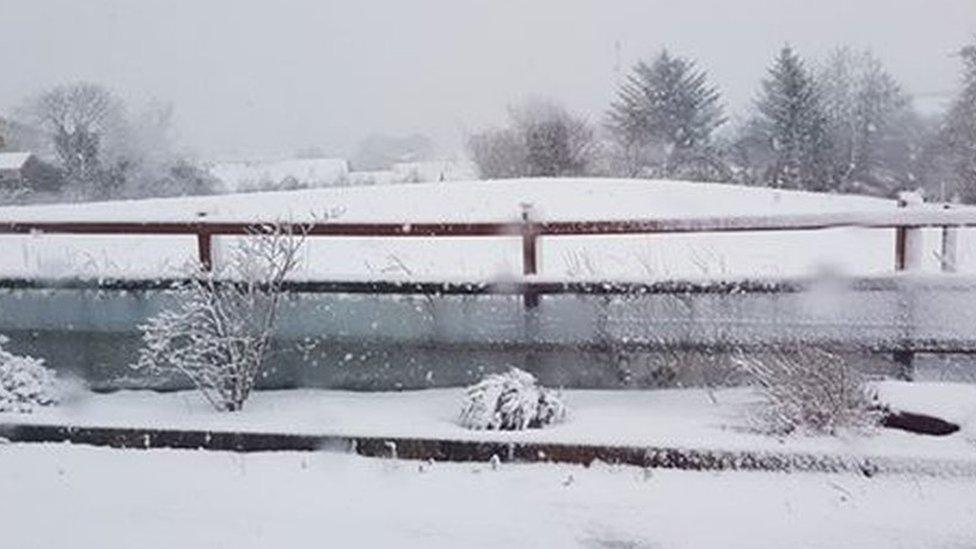 This picture postcard scene in Keady, County Armagh, was sent in by Catriona Connolly