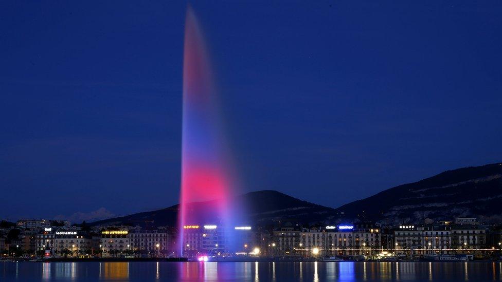 Fountain in Geneva