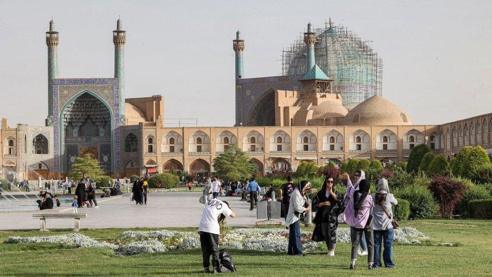 The Shah Mosque in Isfahan