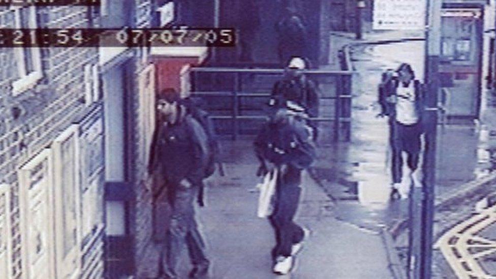 CCTV images of 7 July 2005 bombers