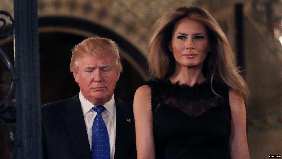 Donald and Melania Trump