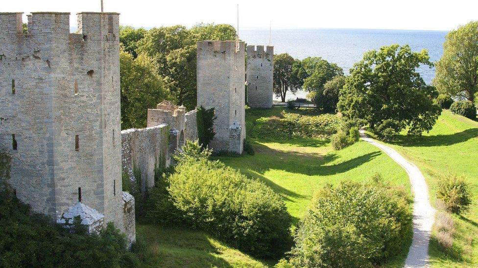 Visby in Gotland, Sweden