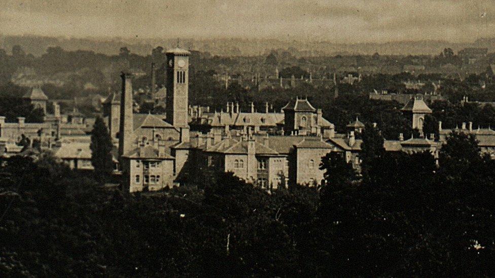 Bristol County Asylum in 1880s