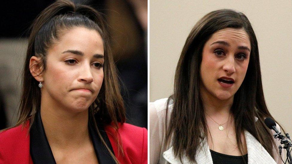 Aly Raisman and Jordyn Wieber