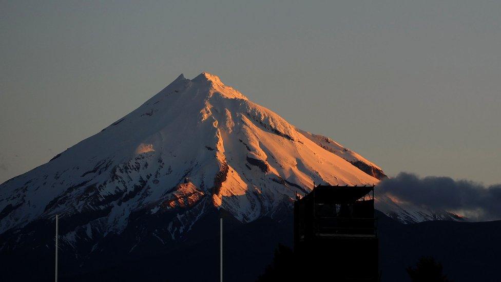 Mount Taranki in New Zealand