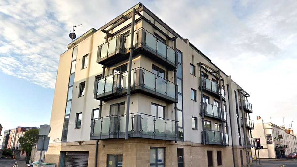 Apartment block Millennium Plaza in Cheltenham