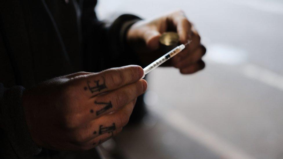 Heroin is among opioids that are illegal in the US