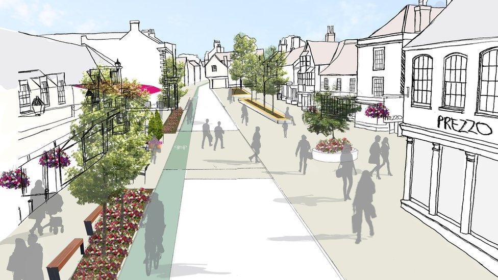 Future Thornbury High Street concept image