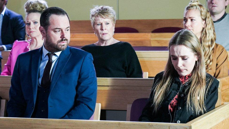 Danny Dyer and Rose Ayling-Ellis in EastEnders