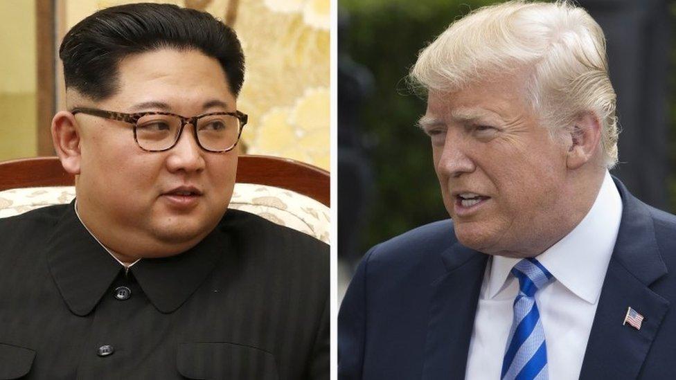 Kim Jong-un and Donald Trump