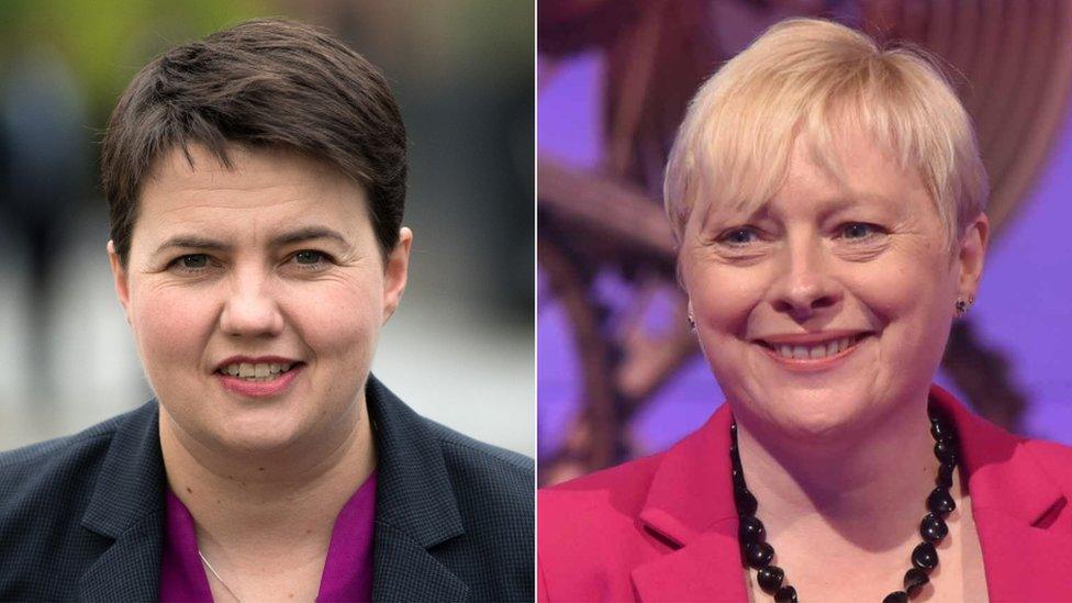 Ruth Davidson and Angela Eagle