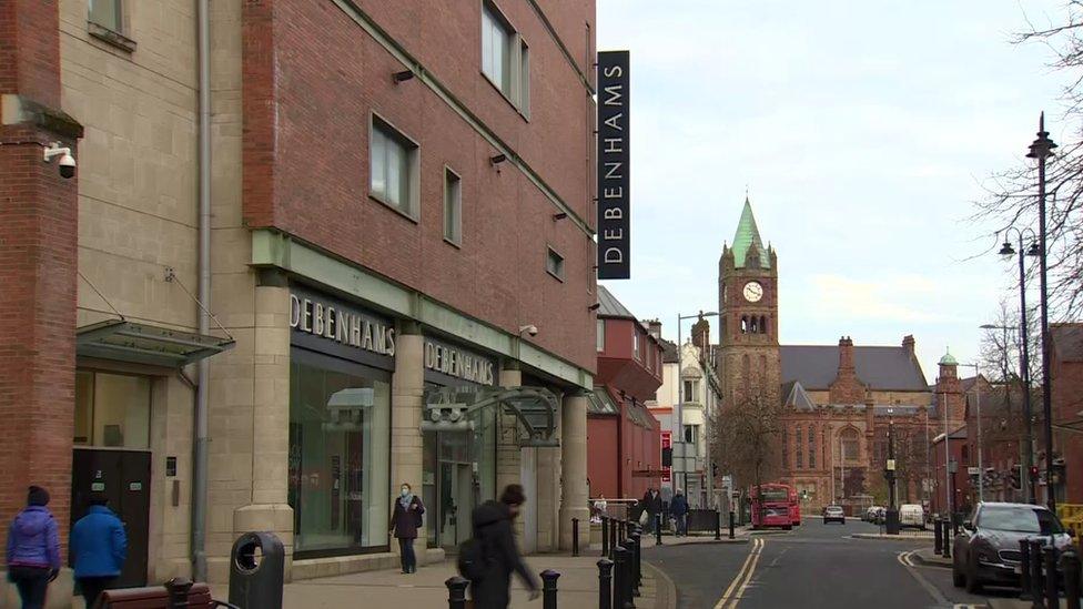 Foyleside Debenhams exterior