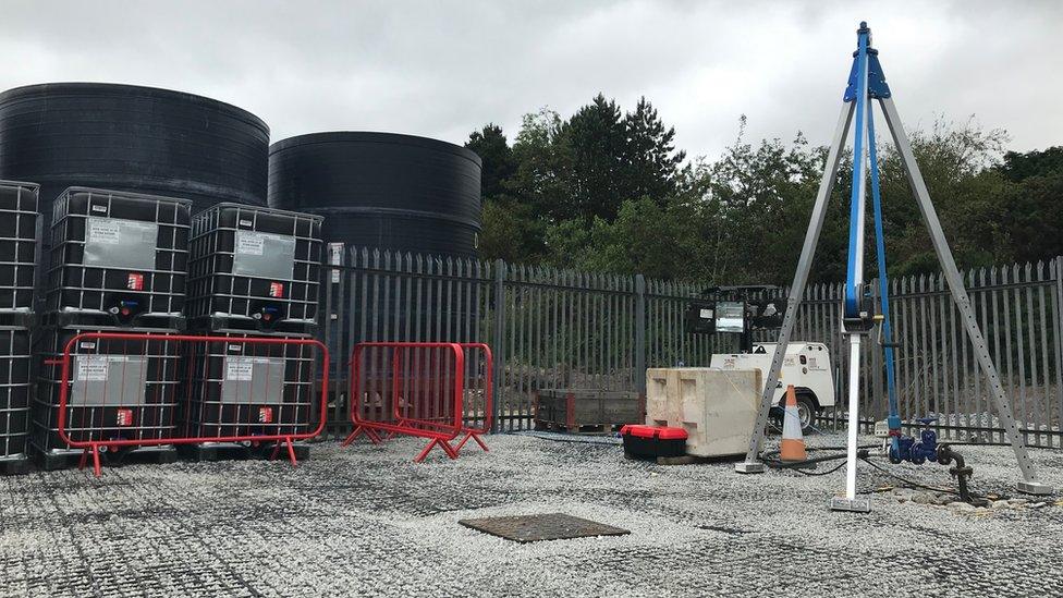 Borehole at Cornish Lithium