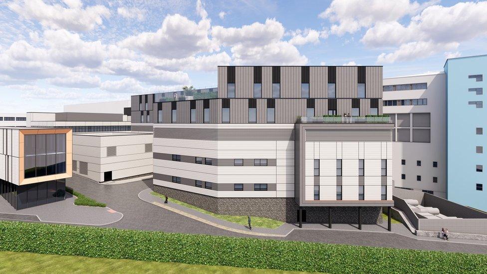 CGI of new OUH building