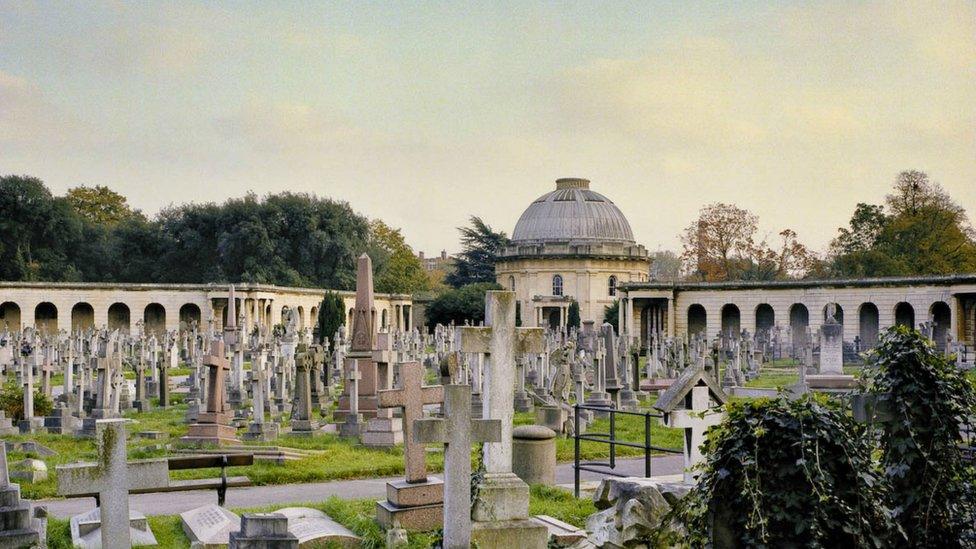 View of Brompton Cemetery